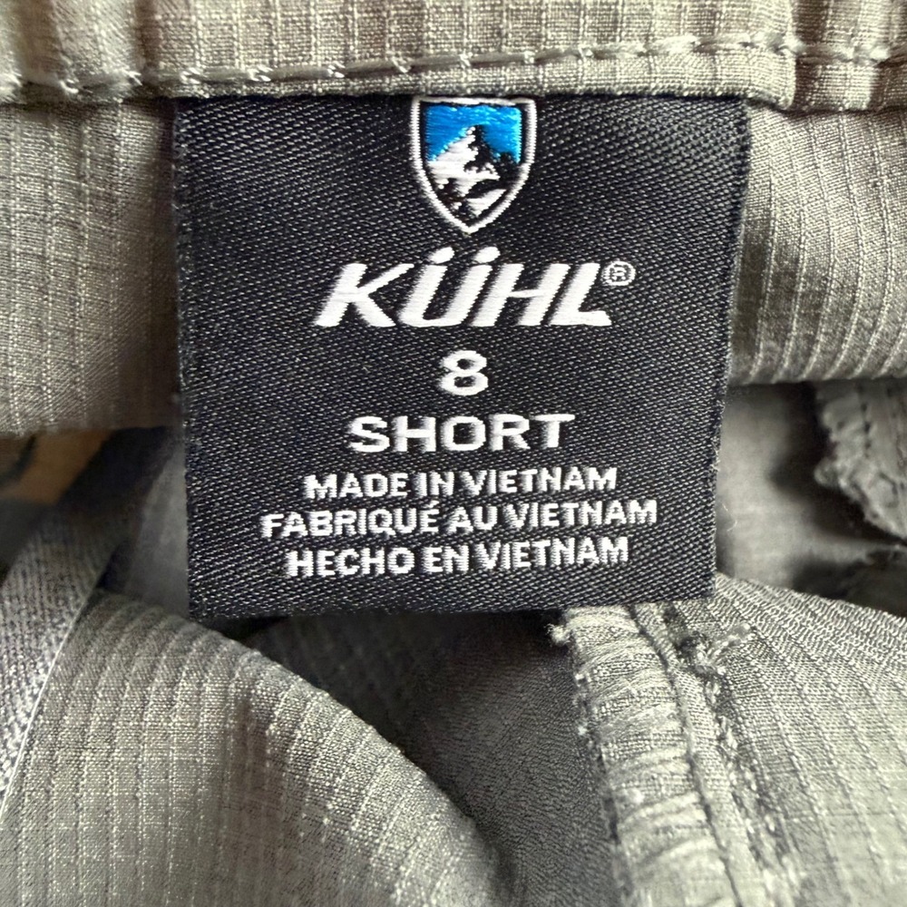 KUHL Horizn Cargo Pants Womens 8 Short Gray Hiking Outdoor Ripstop Utility - Picture 7 of 12